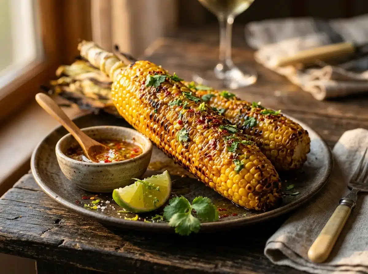 grilled corn with chili lime butter recipe